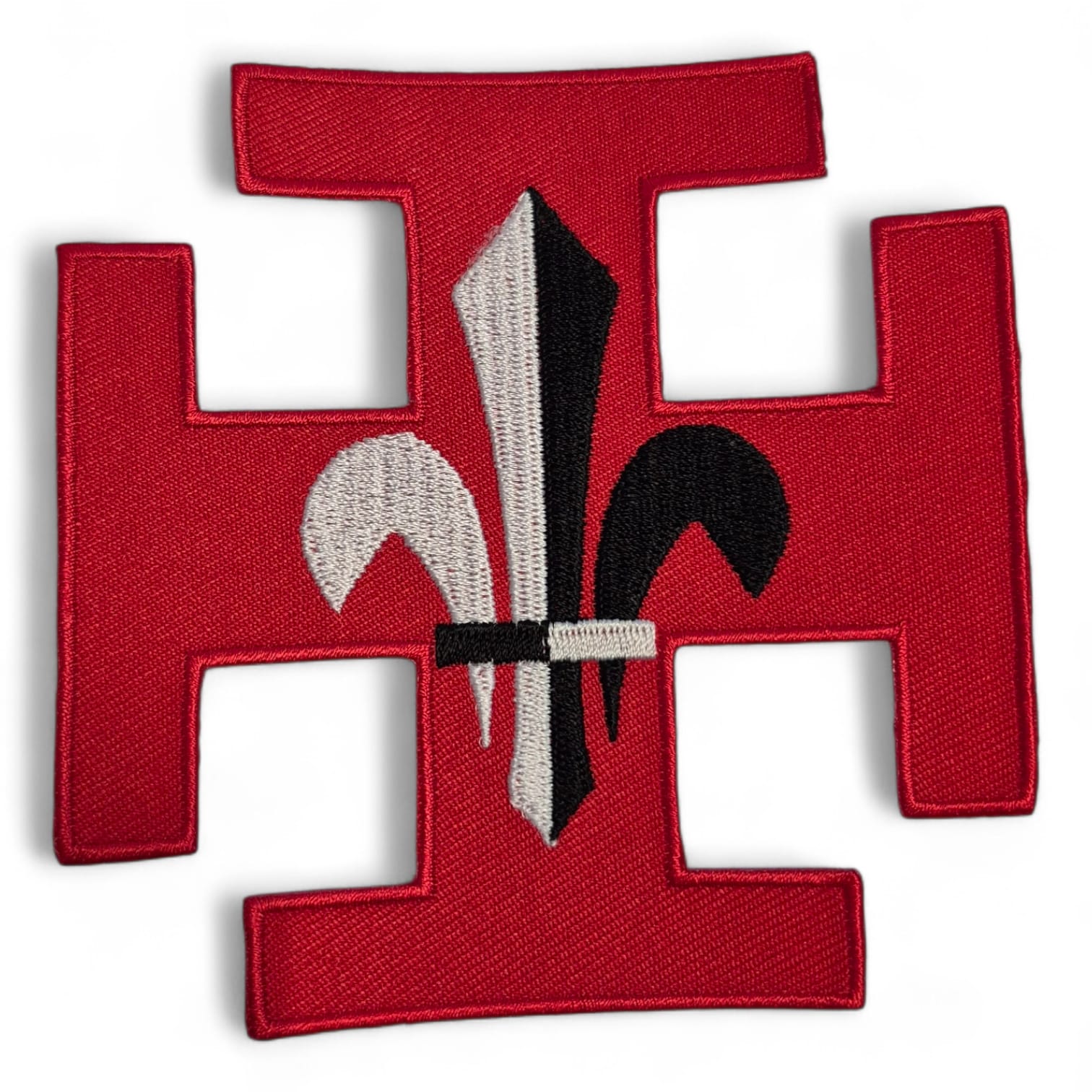 Croix SUF brodée thermocollante