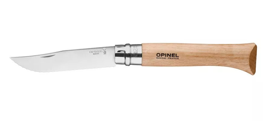 Opinel lame inox crantée n°12