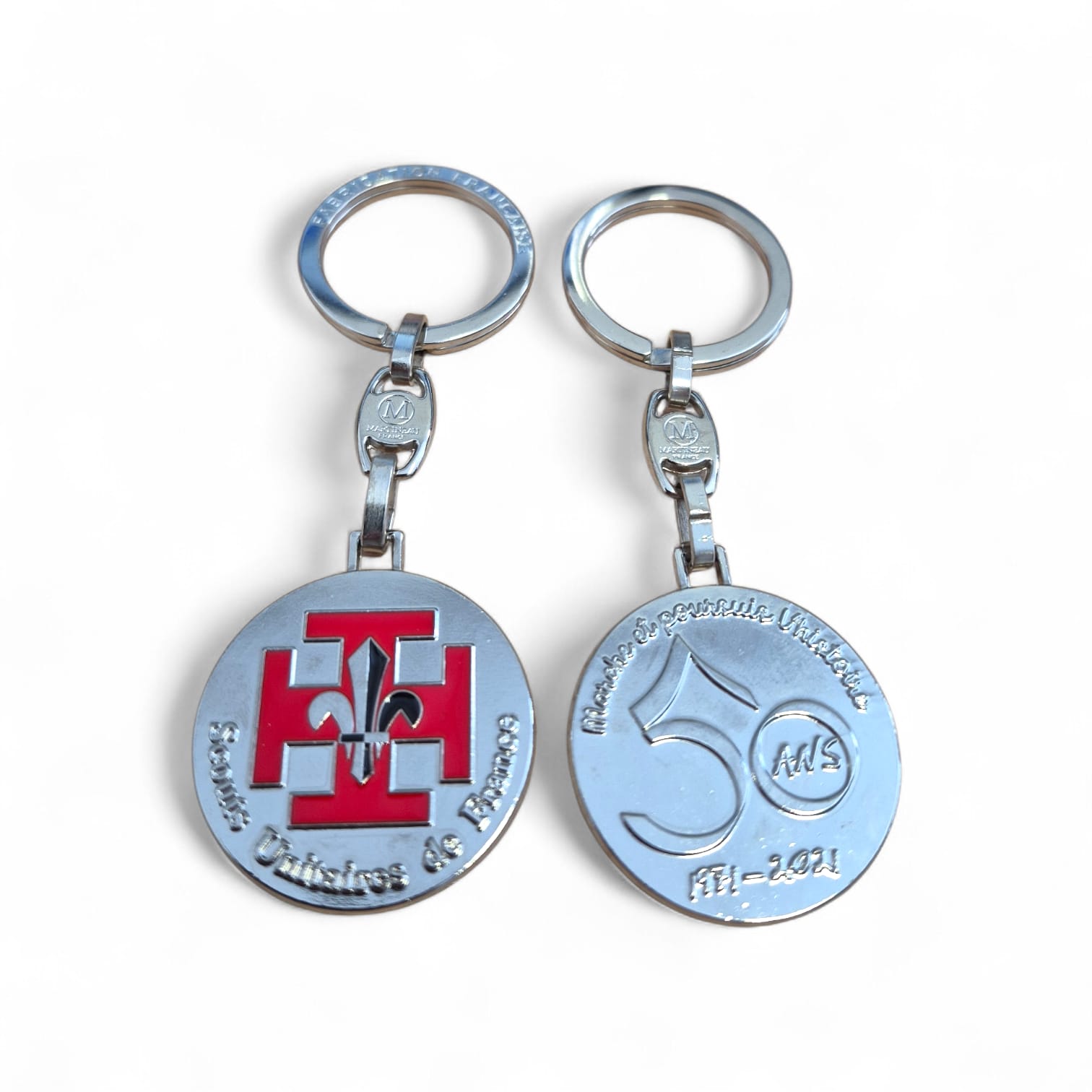 Porte-clés émaillé 50 Ans SUF