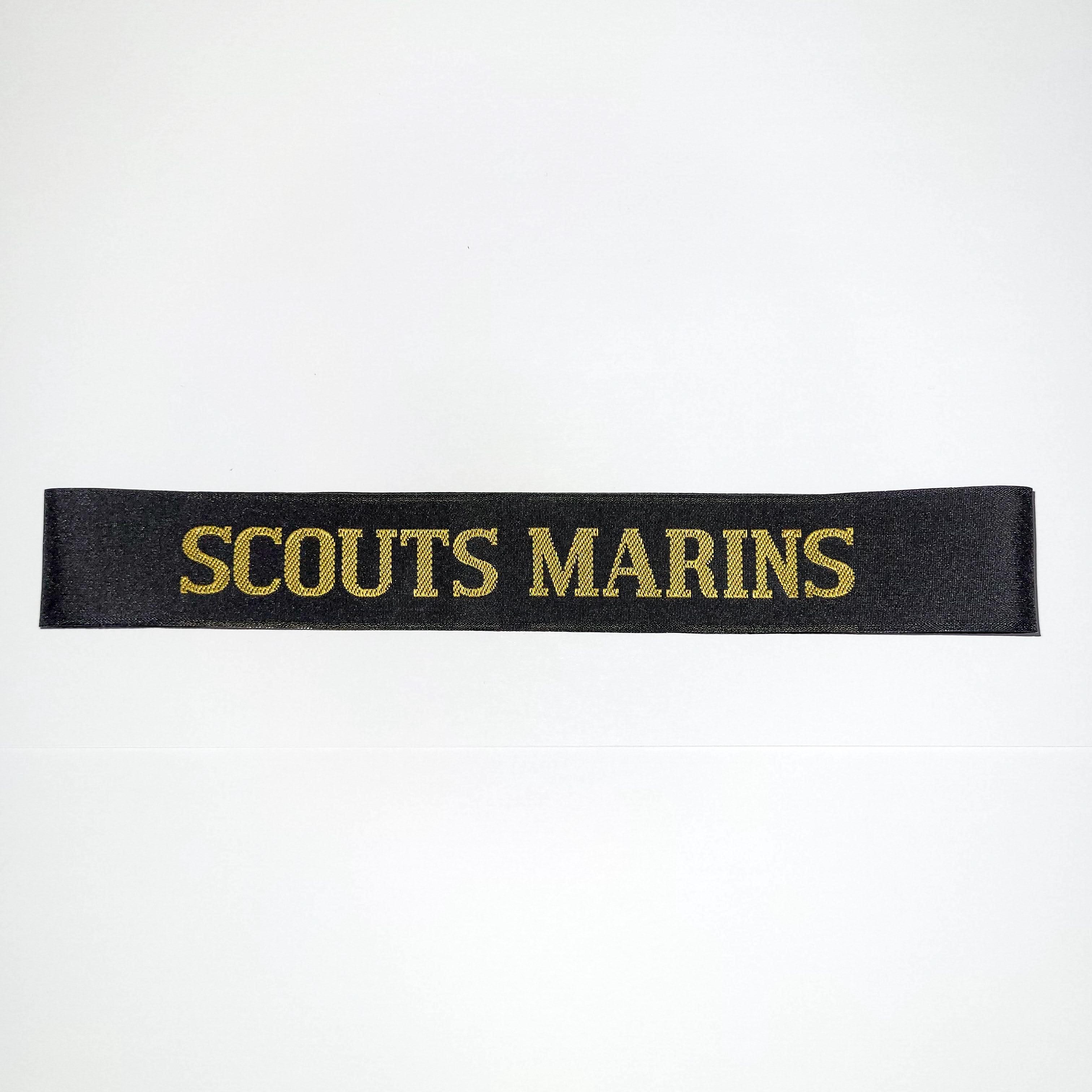 Bande de Bachi Scouts Marins fond noir