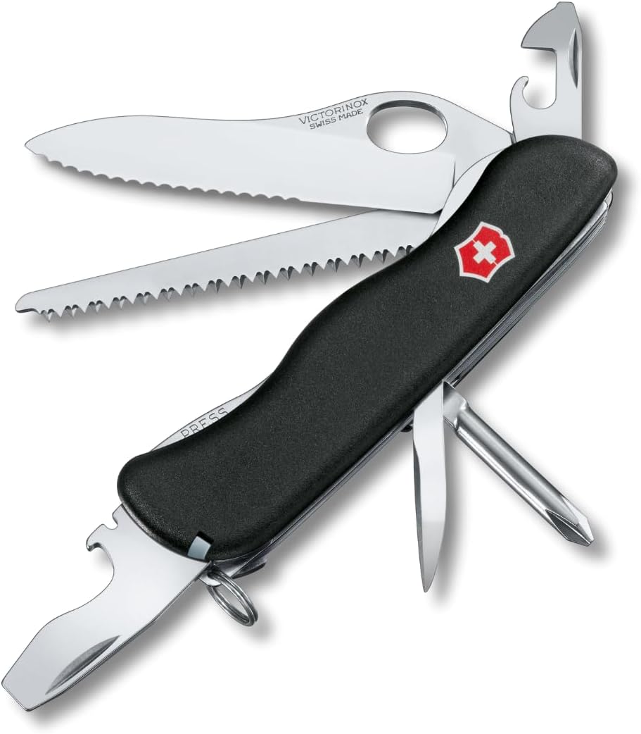 Couteau Suisse "Trailfinder black" 12 fonctions (0.8463)