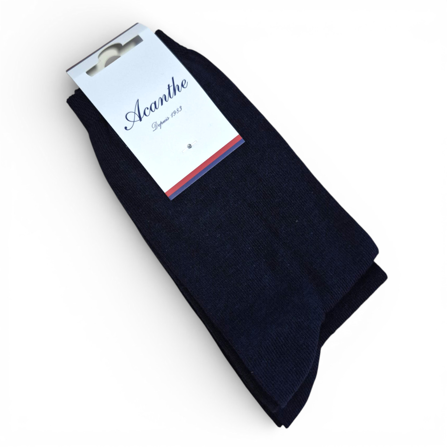 Chaussettes fines Marine