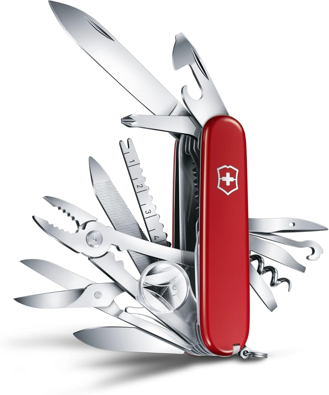 Couteau Suisse "Swiss Champ" Rouge 33 fonctions (1.6795)