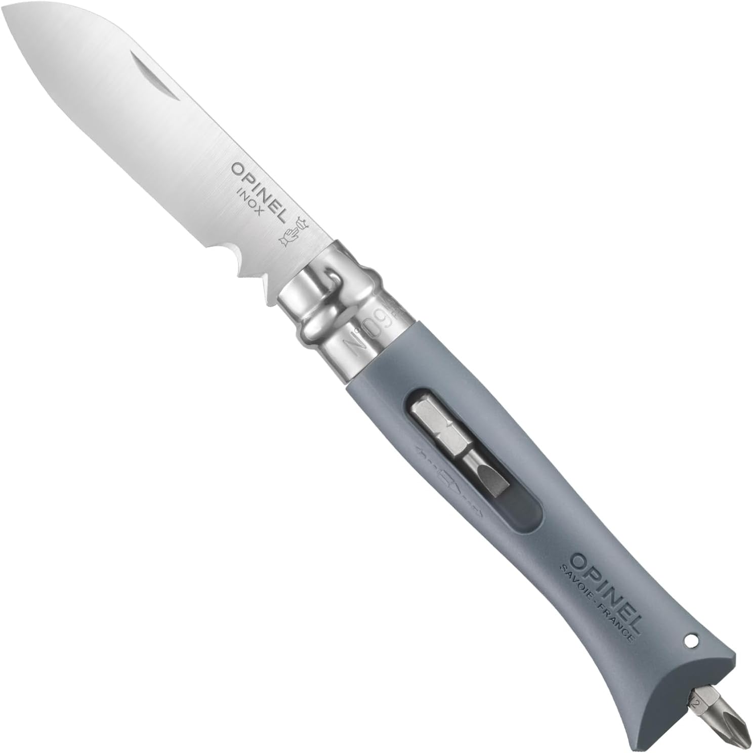 Opinel inox "Bricoleur" n°09 Gris