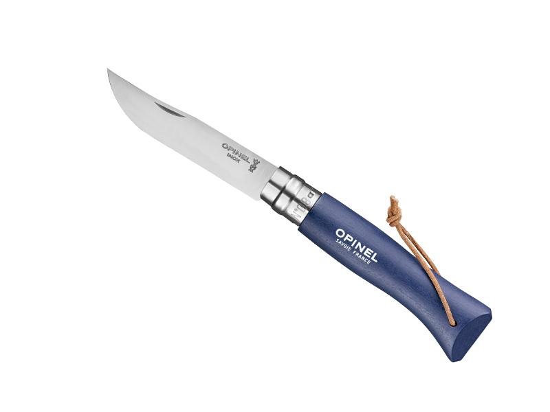 Opinel inox "Randonneur" n°08 - couleur Bleu